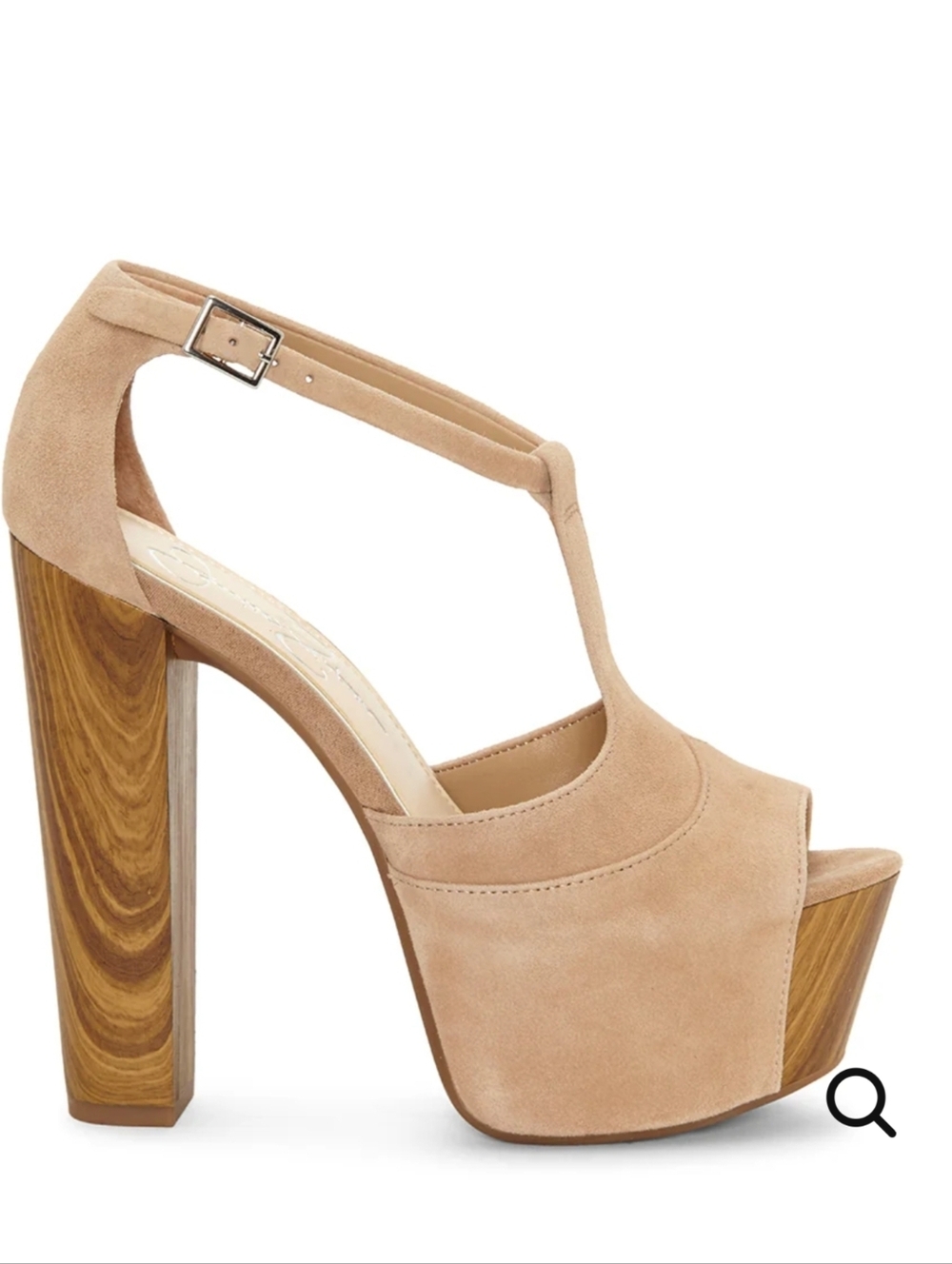 DANI T-STRAP Tan Suede SANDAL